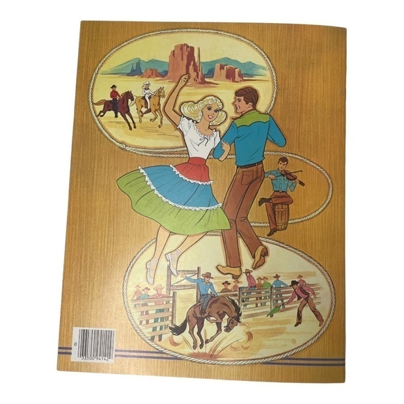 NWT Vintage 1982 Golden Western Barbie Paper Doll Book - Picture 7 of 7